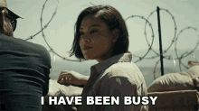 I Have Been Busy Lisa Davis GIF - I Have Been Busy Lisa Davis Seal Team GIFs