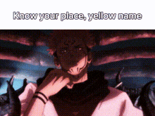 Yellow Name Know Your Place GIF