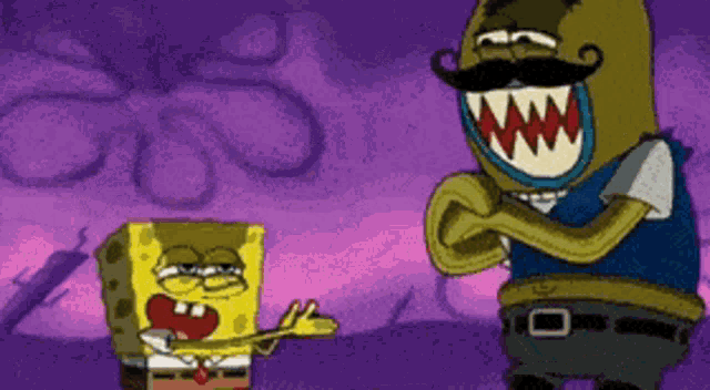 evil laugh gif spongebob