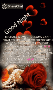 Good Night Love GIF - Good Night Love Michael GIFs