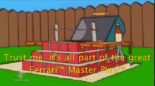 Ferrari Master Plan GIF - Ferrari Master Plan Simpson GIFs