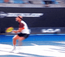 Denis Kudla Backhand Overhead Smash GIF - Denis Kudla Backhand Overhead Smash Tennis GIFs