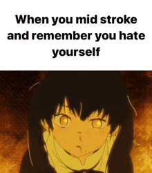 Mid Stroke Hate Yourself GIF