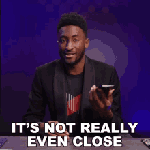 Its Not Really Even Close Marques Brownlee GIF - Its Not Really Even Close Marques Brownlee Its Not Really Similar GIFs