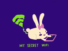 My Secret Wifi GIF - Bunny Wifi Secret GIFs