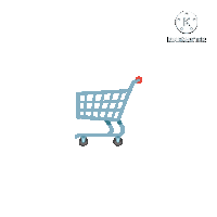 a cartoon drawing of a shopping cart with the words kinemaster on the bottom right