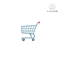 a cartoon drawing of a shopping cart with the words kinemaster on the bottom right