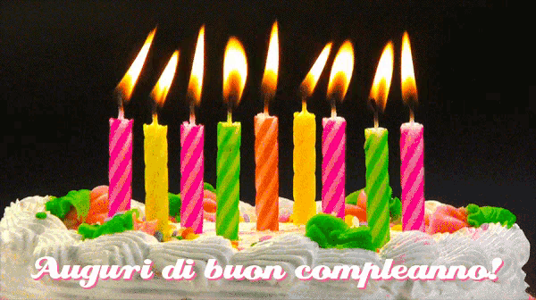Auguri Di Compleanno Buon Compleanno Candeline Torta Felice Compleanno  Tanti Auguri A Te GIF - Birthday Cake Happy Birthday To You - Discover &  Share GIFs