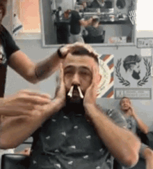 Pull Nose Hairs Wax GIF - Pull Nose Hairs Wax Removing Nose Hairs GIFs