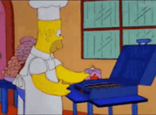 Homer Simpsons GIF - Homer Simpsons Barbecuing GIFs