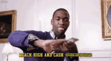 Goals GIF - Reachhigh Cashchecks Michelleobama GIFs