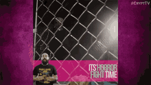horror fight fright hype monster battles time to fight steel cage