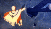 a cartoon of a man in a cape standing next to another man in a suit