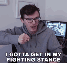 I Gotta Get In My Fighting Stance Ready To Fight GIF - I Gotta Get In My Fighting Stance Ready To Fight Fighting Stance GIFs