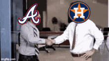 Astros Braves GIF - Astros Braves Shaking Hands GIFs