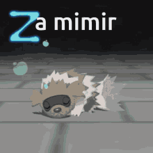 A Mimir Zigzagoon GIF