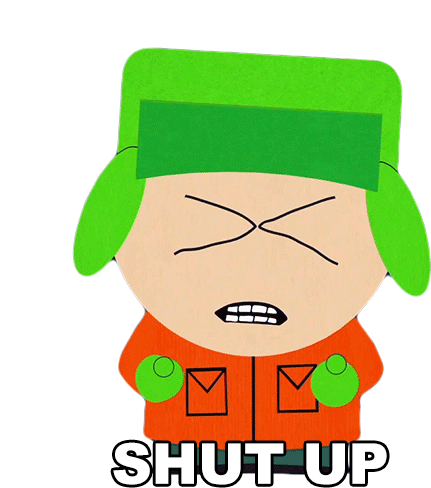 Shut Up Kyle Broflovski Sticker - Shut Up Kyle Broflovski South Park Stickers