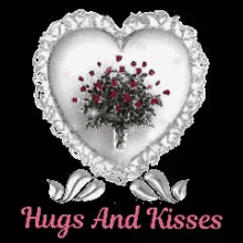 Hugs And Kisses Heart GIF