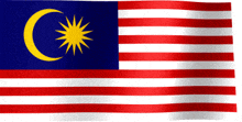 a flag with a crescent moon and a star on it