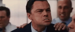 Angry Wolf Of Wall Street GIF - Angry Wolf Of Wall Street Leonardo Di  Caprio - Discover & Share GIFs