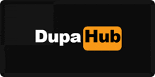 a black background with the dupa hub logo