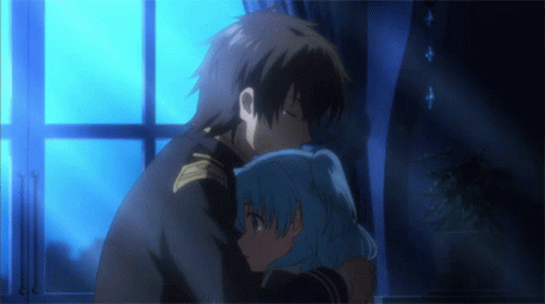 Anime Couple Hug Gif - Anime Couple Hug - Discover & Share Gifs