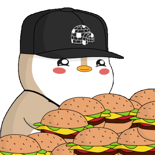 Hamburger Hungry Sticker - Hamburger Hungry Burger Stickers