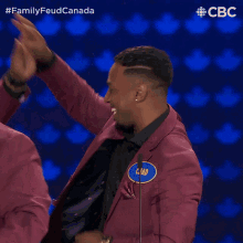 Its Up There Chad GIF - Its Up There Chad Family Feud Canada GIFs