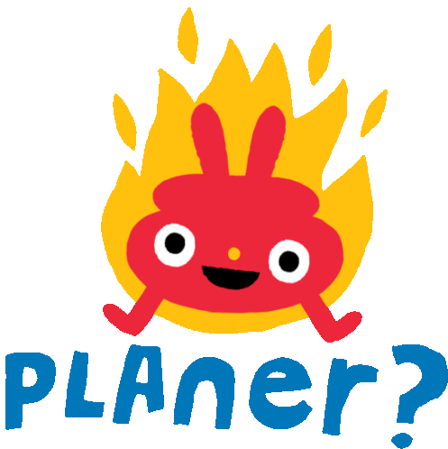 A Blorb Fired Up For The Day Ahead. Sticker - The Blorbs Planer Fire Stickers
