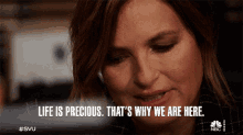 Life Is Precious Thats Why We Are Here Olivia Benson GIF - Life Is Precious Thats Why We Are Here Olivia Benson Law And Order Special Victims Unit GIFs