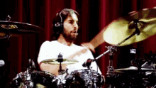 Rob Bourdon Linkin Park GIF - Rob Bourdon Linkin Park Drums GIFs
