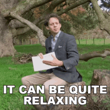 It Can Be Quite Relaxing Benjamin GIF - It Can Be Quite Relaxing Benjamin Engvid GIFs