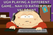 a cartoon character with a microphone on his head is playing a different game