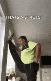 Stretching Funny GIF