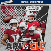 Cleveland Browns Vs. Arizona Cardinals Pre Game GIF - Nfl National Football League Football League GIFs