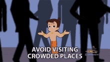 Avoid Visiting Crowded Places Chhota Bheem GIF - Avoid Visiting Crowded Places Chhota Bheem Avoid Large Crowds GIFs