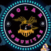 a logo for a company called solar komunitas