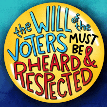 The Wil Of The Voters Must Be Heard And Respected Voting Rights GIF - The Wil Of The Voters Must Be Heard And Respected Voting Rights Voter Suppression GIFs