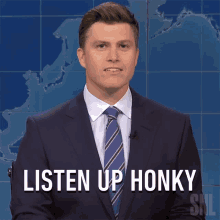 Listen Up Honky Saturday Night Live GIF - Listen Up Honky Saturday Night Live Pay Attention GIFs