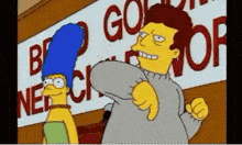 Simpsons Seniors In Back GIF
