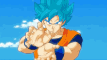 Dragon Ball Super Saiyan Blue GIF - Dragon Ball Super Saiyan Blue Son Goku GIFs