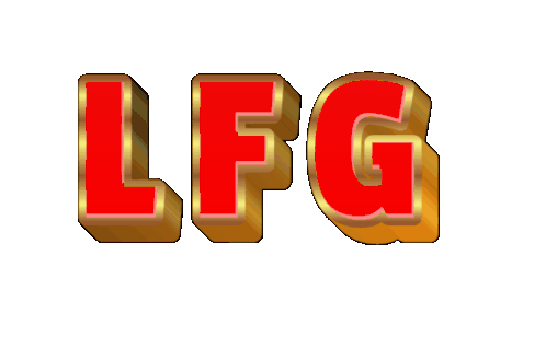 Lfg Niner Sticker - Lfg Niner Gold Stickers