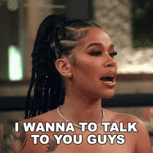 I Wanna To Talk To You Guys Basketball Wives Orlando GIF - I Wanna To Talk To You Guys Basketball Wives Orlando Attention Everyone GIFs