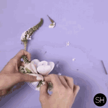 Flower Comb Accessory GIF