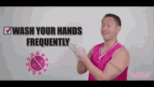 Wash Your Hands Washing Hands GIF - Wash Your Hands Washing Hands Mikey Bustos GIFs