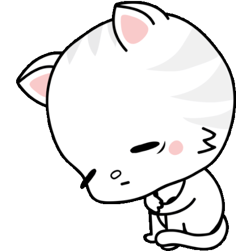 Toofio Is Sad Sticker - Toofiothe Cat Sad Sitting Stickers