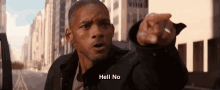 Hell No GIF - I Am Legend Will Smith Hell No GIFs