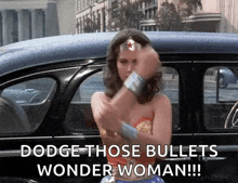 Wonder Woman Dodge GIF