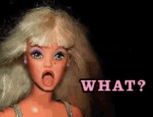 Barbie What GIF - Barbie What Shocked GIFs