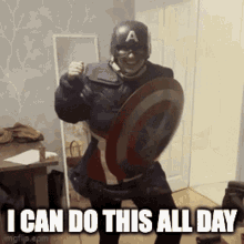 I Can Do This All Day Captain America GIF - I Can Do This All Day Captain America Marvel GIFs